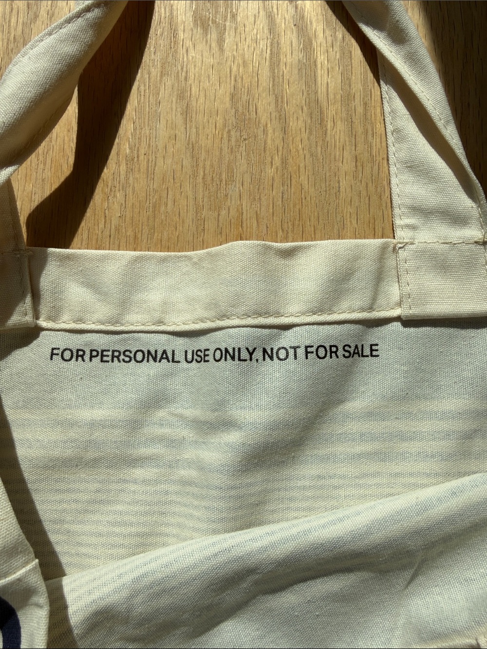 Celine Navy and Cream Striped Canvas Shopper Tote - Picture 2 of 4